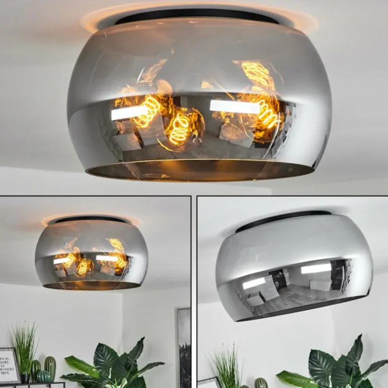 Plafonnier Lissy Noir, 3 lumières