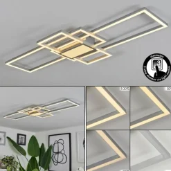 Plafonnier Longos LED Aluminium, 1 lumière