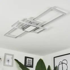 Plafonnier Longos LED Aluminium, 1 lumière
