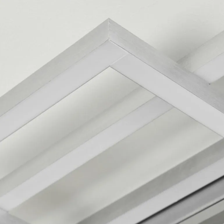 Plafonnier Longos LED Aluminium, 1 lumière