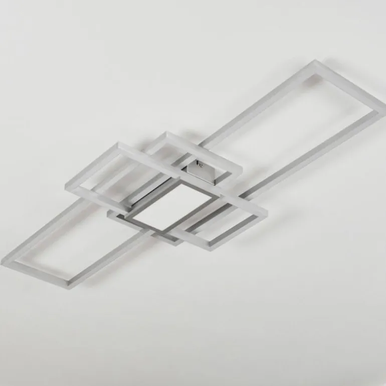 Plafonnier Longos LED Aluminium, 1 lumière