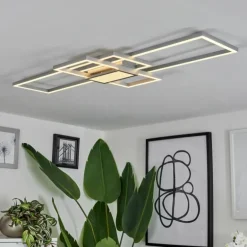 Plafonnier Longos LED Aluminium, 1 lumière