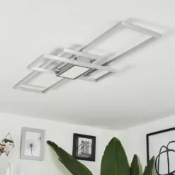 Plafonnier Longos LED Aluminium, 1 lumière