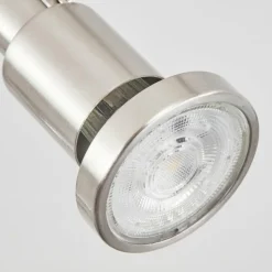 Plafonnier Lonquimay Nickel mat, 4 lumières
