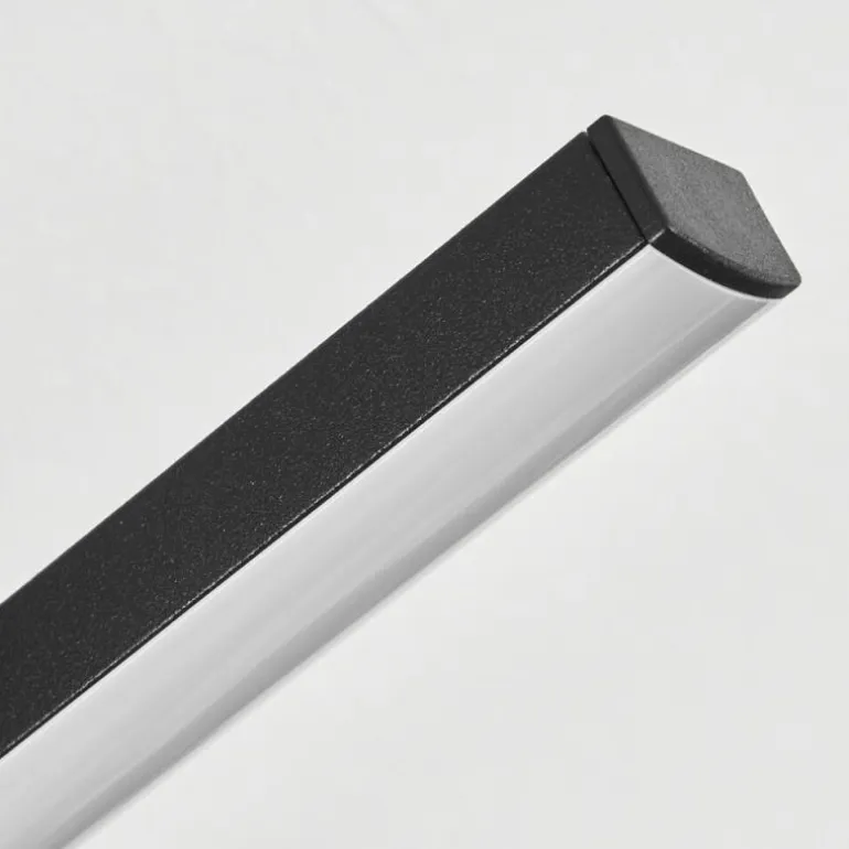 Plafonnier Meiral LED Bois clair, Noir, 2 lumières