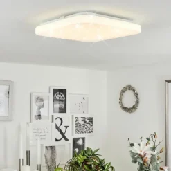 Plafonnier Melres LED Blanc, 1 lumière