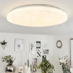 Plafonnier Melres LED Blanc, 1 lumière