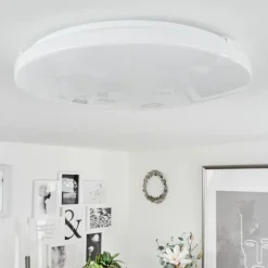 Plafonnier Melres LED Blanc, 1 lumière