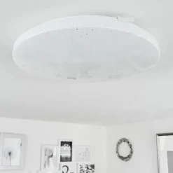 Plafonnier Melres LED Blanc, 1 lumière