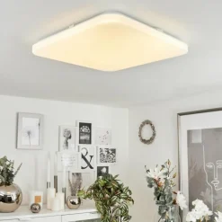 Plafonnier Melres LED Blanc, 1 lumière