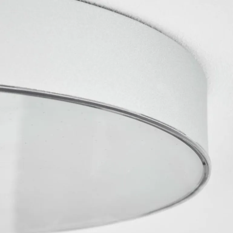 Plafonnier Mentque LED Argenté, 1 lumière