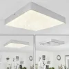 Plafonnier Mentque LED Argenté, 1 lumière