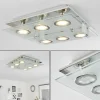 Plafonnier Mirandol LED Chrome, 6 lumières