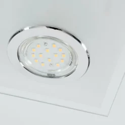 Plafonnier Mirandol LED Chrome, 6 lumières