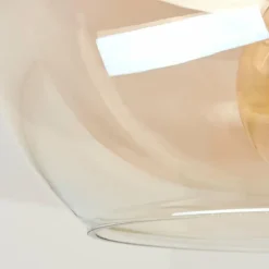 Plafonnier Molloy Ambre, 1 lumière