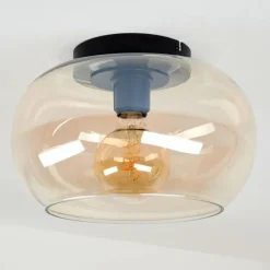 Plafonnier Molloy Ambre, 1 lumière
