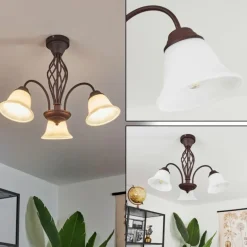 Plafonnier Mosquerito Rouille, 3 lumières