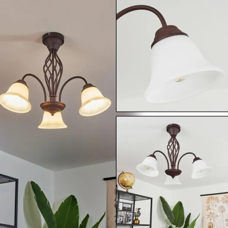 Plafonnier Mosquerito Rouille, 3 lumières