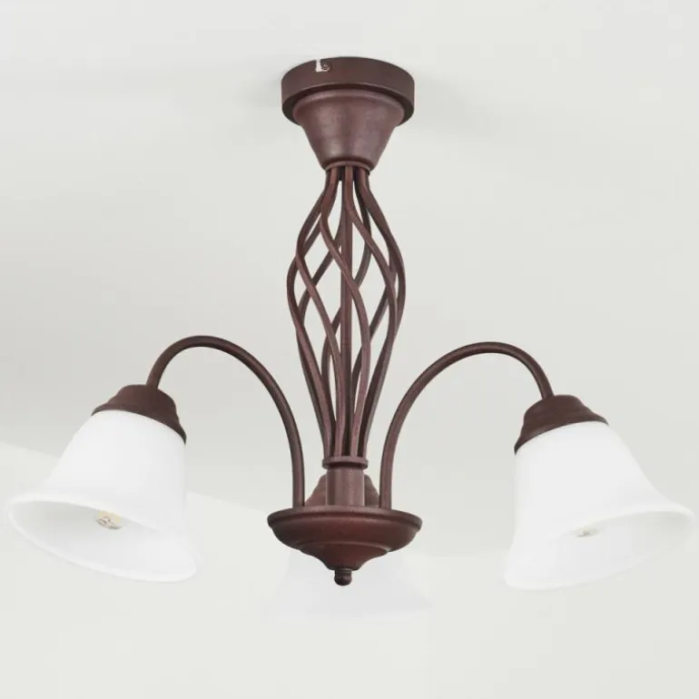 Plafonnier Mosquerito Rouille, 3 lumières