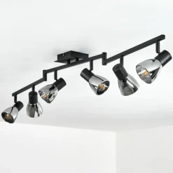 Plafonnier Murianette Noir, 6 lumières