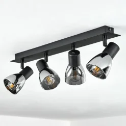 Plafonnier Murianette Noir, 4 lumières