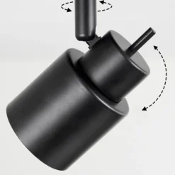 Plafonnier Nestavel LED Noir, 3 lumières