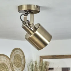 Plafonnier Neves Laiton, 1 lumière
