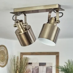 Plafonnier Neves Laiton, 2 lumières