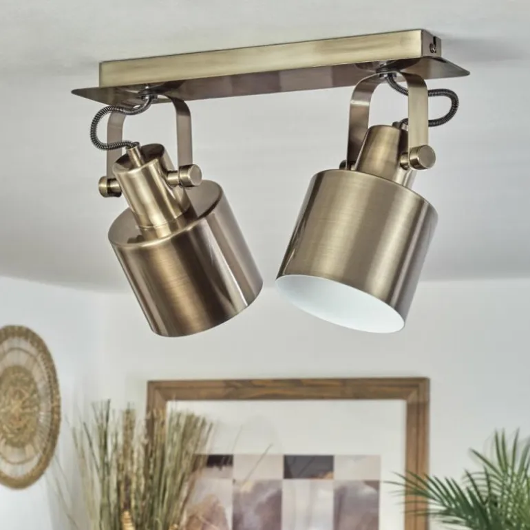 Plafonnier Neves Laiton, 2 lumières