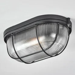 Plafonnier Quintay Noir, 1 lumière