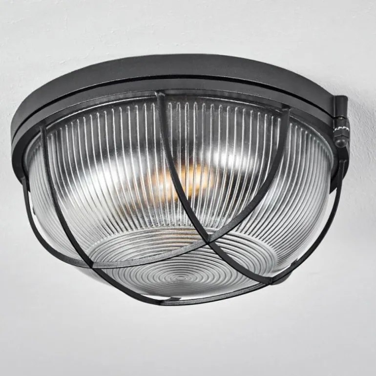 Plafonnier Quintay Noir, 1 lumière