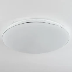 Plafonnier Remenoville LED Chrome, Blanc, 1 lumière