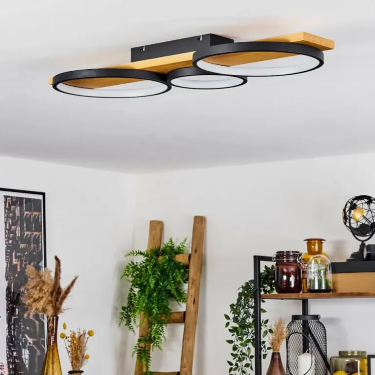 Plafonnier Rodekro LED Écru, Noir, 1 lumière