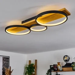 Plafonnier Rodekro LED Écru, Noir, 1 lumière