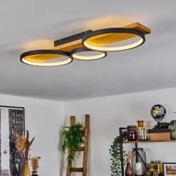 Plafonnier Rodekro LED Écru, Noir, 1 lumière