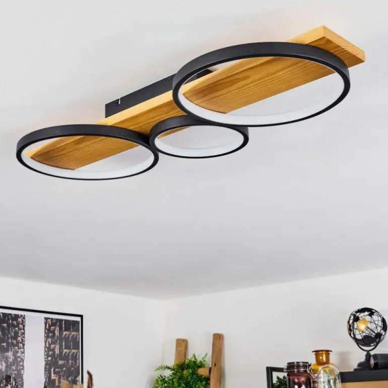 Plafonnier Rodekro LED Écru, Noir, 1 lumière