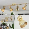 Plafonnier Salinas LED Laiton, 4 lumières