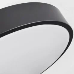 Plafonnier Samaira LED Noir, 1 lumière