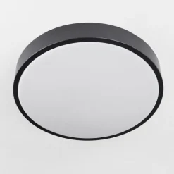 Plafonnier Samaira LED Noir, 1 lumière