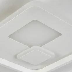Plafonnier Selim LED Blanc, 1 lumière, Télécommandes