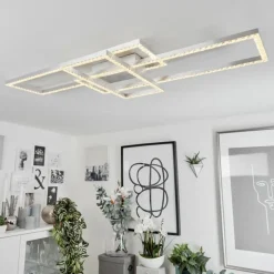 Plafonnier Serranos LED Aluminium, 1 lumière