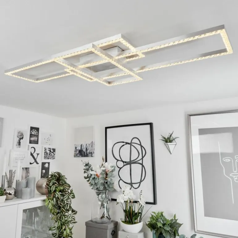 Plafonnier Serranos LED Aluminium, 1 lumière