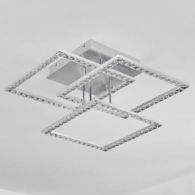 Plafonnier Serranos LED Aluminium, 1 lumière