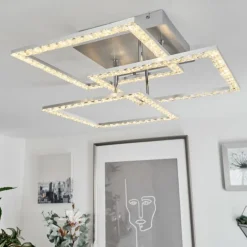 Plafonnier Serranos LED Aluminium, 1 lumière
