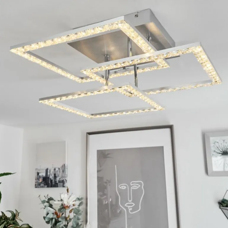 Plafonnier Serranos LED Aluminium, 1 lumière