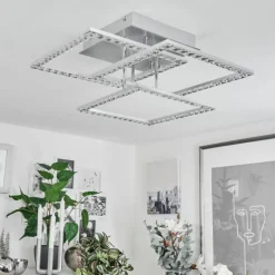 Plafonnier Serranos LED Aluminium, 1 lumière