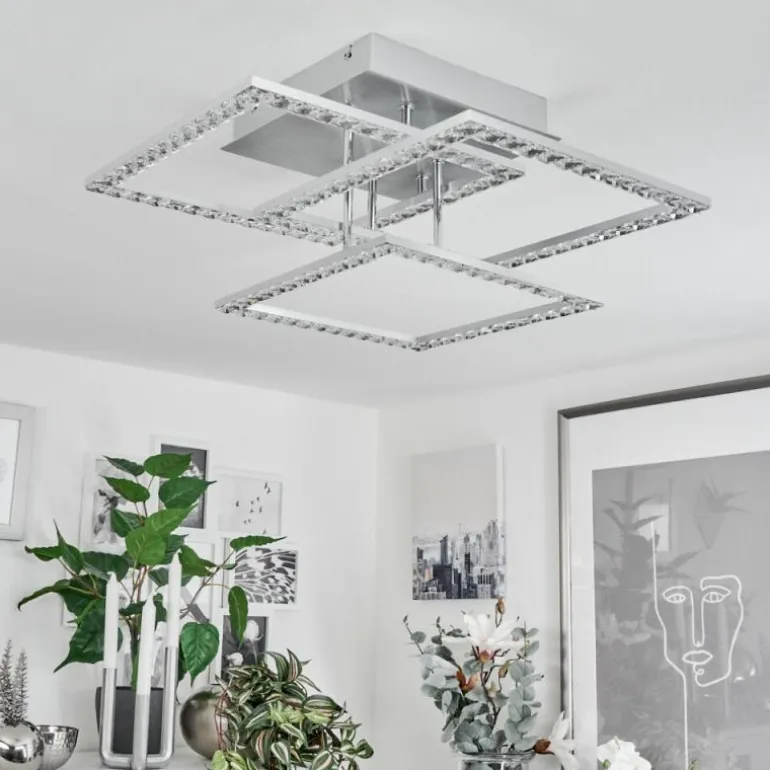 Plafonnier Serranos LED Aluminium, 1 lumière