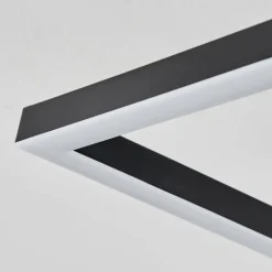 Plafonnier Serzedelo LED Noir, 1 lumière