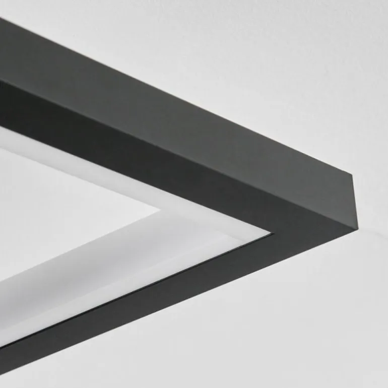 Plafonnier Solaro LED Gris, 1 lumière