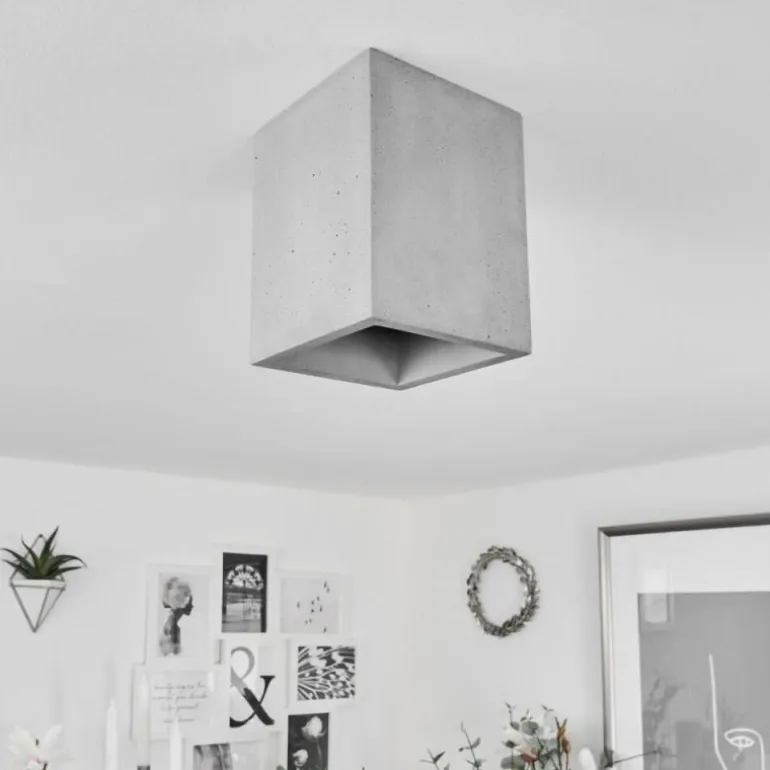 Plafonnier Stettler Gris, 1 lumière
